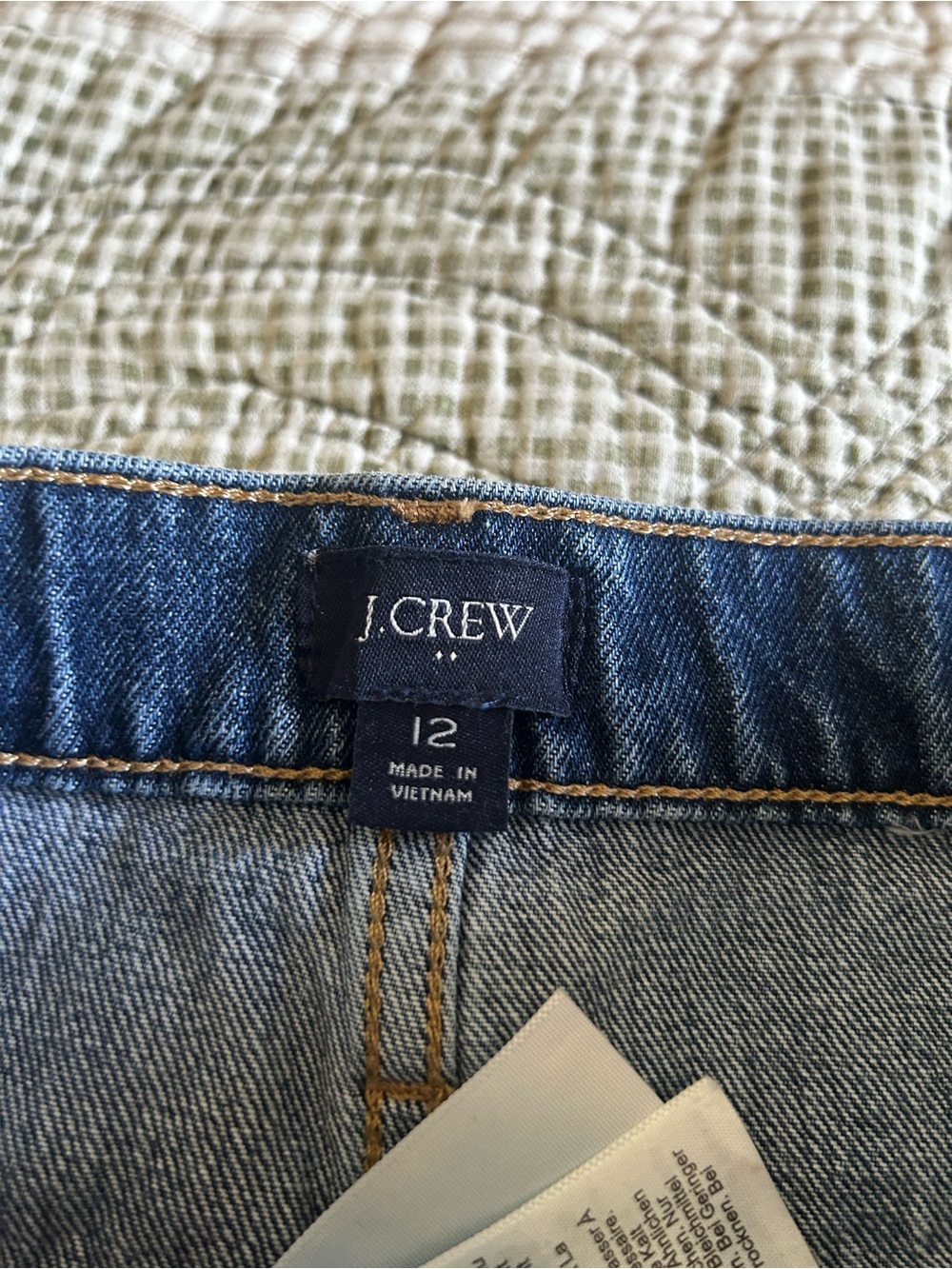 J Crew Denim Skirt - Picture 2 of 9